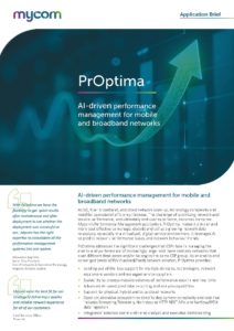 AI-driven performance management for mobile and broadband networks