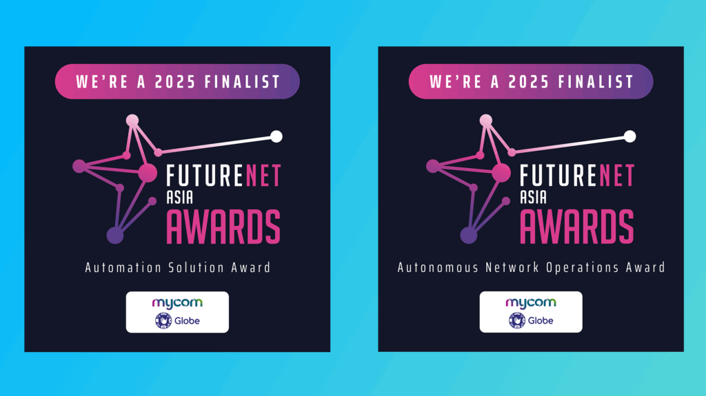 Globe and Mycom announced as finalists of the FutureNet Asia 2025 Awards
