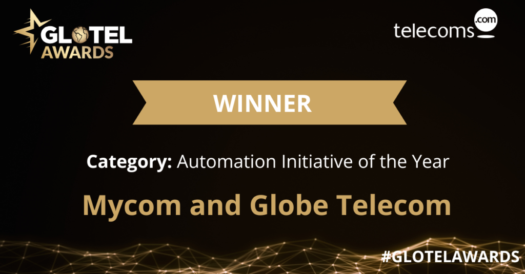 Mycom and Globe announced as Winners of the 2025 Glotel Awards for Automation Initiative of the Year