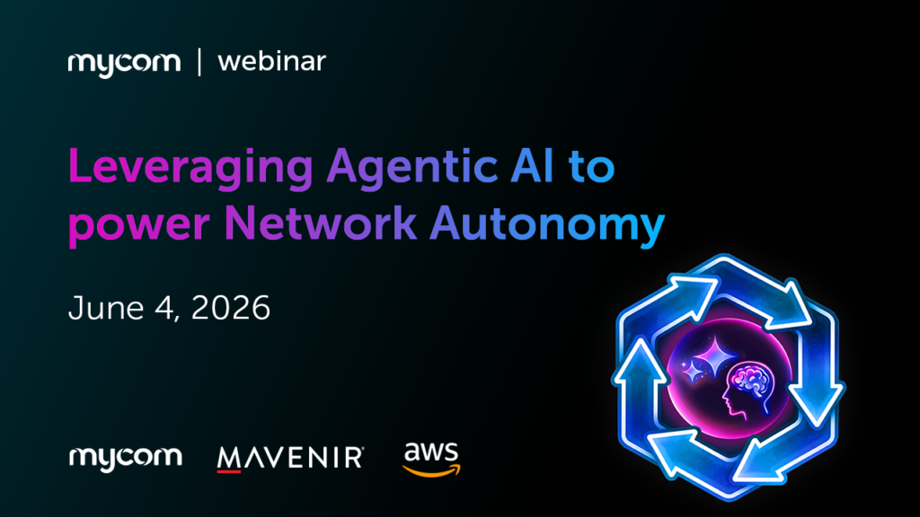 Leveraging Agentic Al to power Network Autonomy webinar graphic